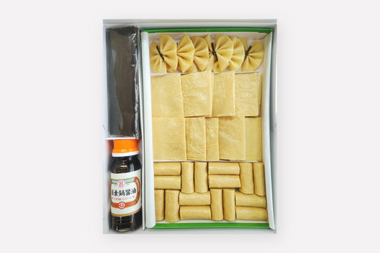 千丸屋 湯葉鍋詰合せ,京湯葉,昆布 醤油 蝶ゆば 引上ゆば 切小巻ゆば